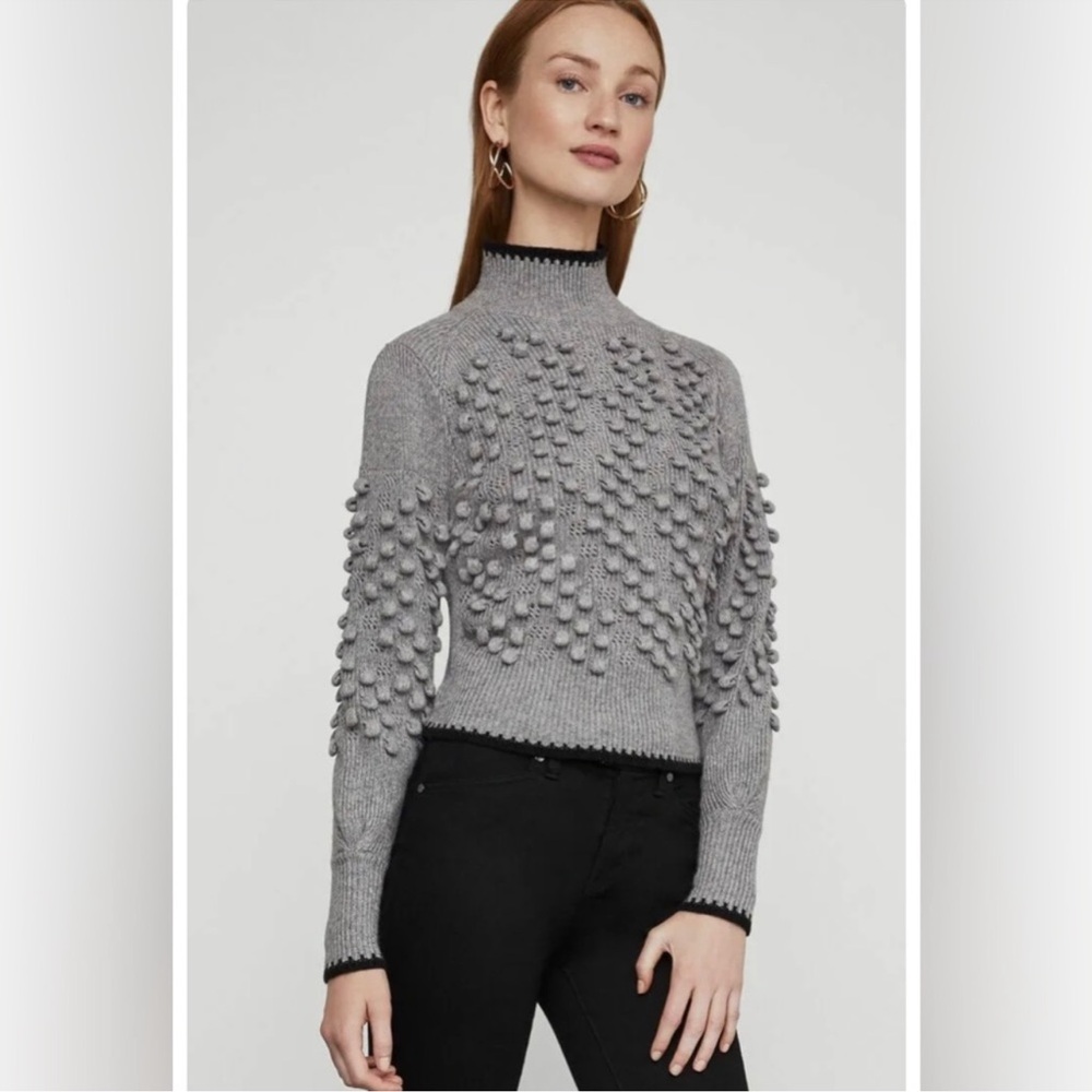 bcbgmaxazria Popcorn Turtleneck Sweater